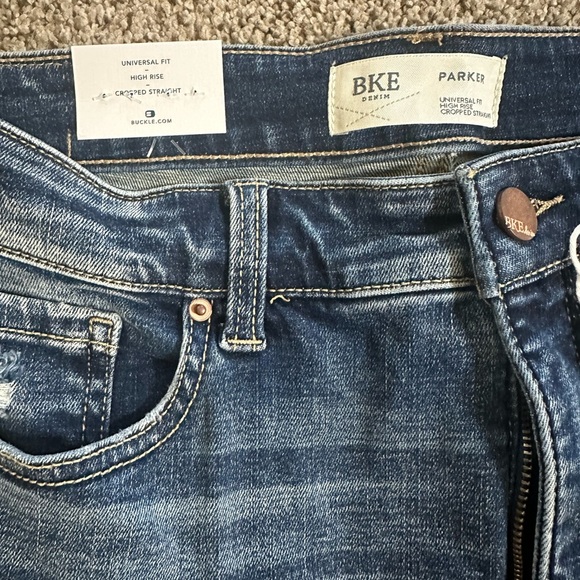 BKE Parker high rise cropped straight jeans - Picture 3 of 5